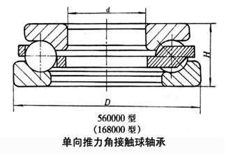 单向推力角接触球轴承 单向推力角接触球轴承