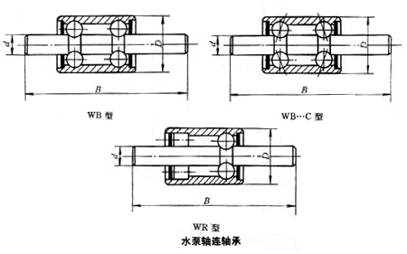 水泵轴连轴承 水泵轴连轴承