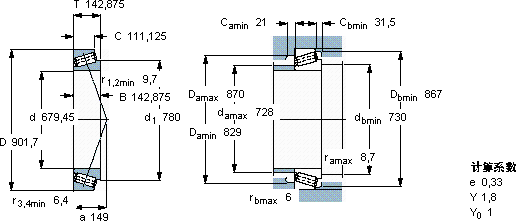 SKFLM 281849/810轴承图纸