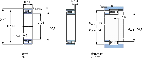 SKFNN 3005/SP轴承图纸