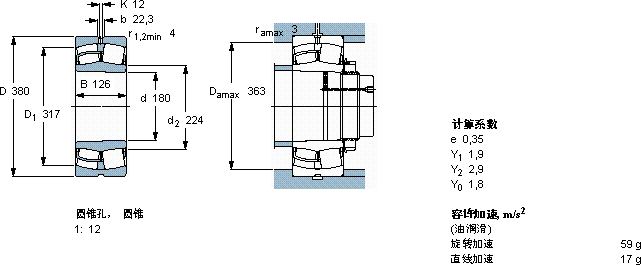 SKF22336 CCKJA/W33VA405 *轴承图纸
