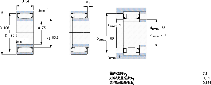 SKFC 6915-2CS5V *轴承图纸