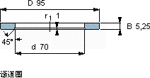 SKFLS 7095轴承图纸