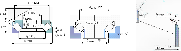 SKF29420 E *轴承图纸