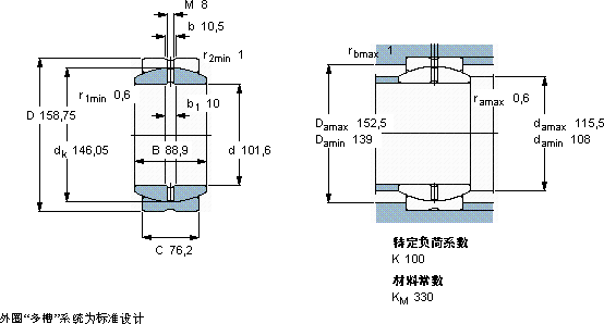 SKFGEZ 400 ES轴承图纸