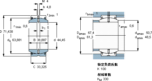 SKFGEZ 112 ES-2RS轴承图纸