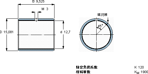 SKFPCZ 0806 M轴承图纸