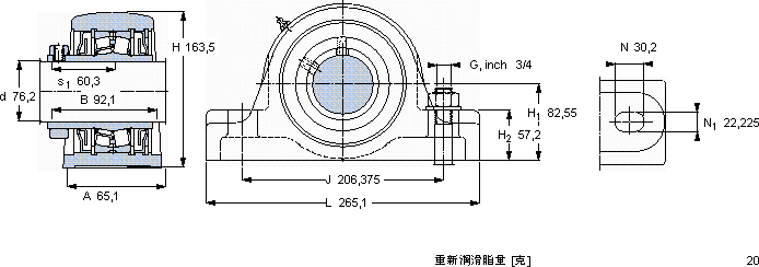 SKFSYR 3. H-18轴承图纸