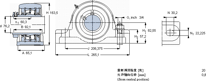 SKFSYR 3.-3轴承图纸