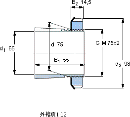 SKFH 315轴承图纸