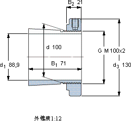 SKFHE 320 E轴承图纸