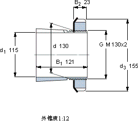 SKFH 2326 L轴承图纸
