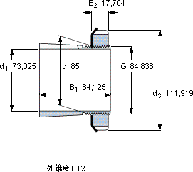 SKFSNW 117x2.7/8轴承图纸