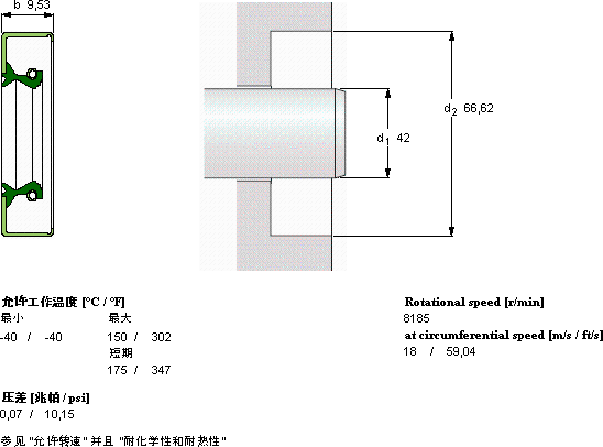SKFCR 16545轴承图纸