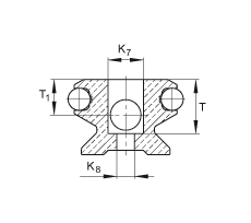 INA导轨接头 VBS32, 导轨