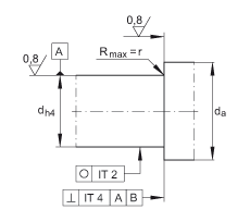 INA推力角接触球轴承 ZKLF70155-2Z, 双向，螺钉安装，两侧间隙密封