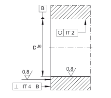 INA角接触球轴承单元 ZKLFA0630-2Z, 双向，螺钉安装，两侧间隙密封