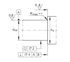 INA角接触球轴承单元 ZKLFA0630-2Z, 双向，螺钉安装，两侧间隙密封