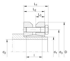 INA夹紧滑块 SPE-8084036, 用于齿形导轨的夹紧连接