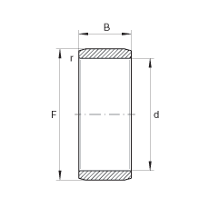 INA内圈 IR65X72X45, 根据 DIN 620 标准，精机加工