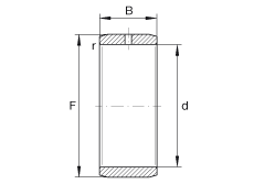 INA内圈 IR50X60X20-IS1, 精密机加工，有润滑孔，根据 DIN 620