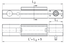INA直线执行器 MGFI25056-500-ZR, 