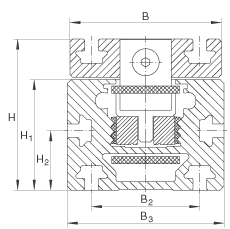 INA直线执行器 MGFI25056-500-ZR, 