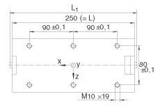 INA直线执行器 MKUSE25-ZR, 带有六排球的滑块