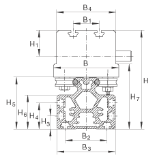 INA主轴执行器 MPLF52-ZR, 