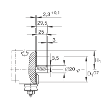 INA主轴执行器 MPLF52-ZR, 