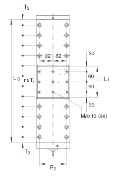 INA高精度直线工作台 LTP15-185-2020, 铝