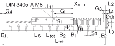 INA高精度直线工作台 LTP15-185-2020, 铝