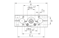 INA直线工作台 LTE30-Tr20x4-B, 梯形丝杆驱动