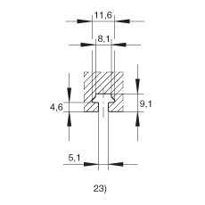 INA串联直线执行器 MDKUE15-3ZR, 带有两排球的滑块