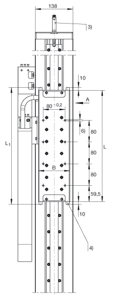 INA直线执行器 MKUVS42-LM-KT-STOD, 带直线球轴承及导轨组件且采用直接驱动的直线执行器