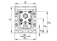 INA直线执行器 MKUVE20-KGT50, 带有四排球的滑块